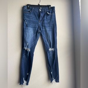 Simple Society Blue Ripped Jeans